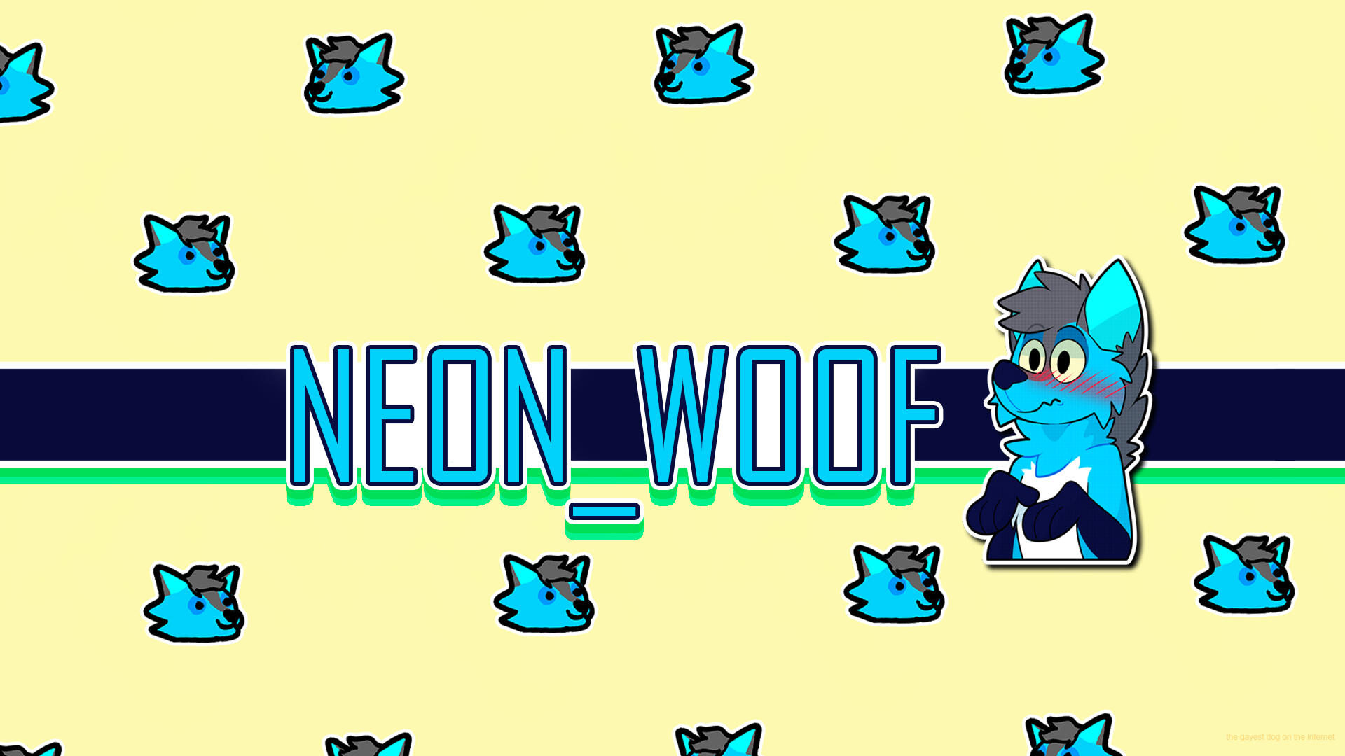 Banner for a content creator.